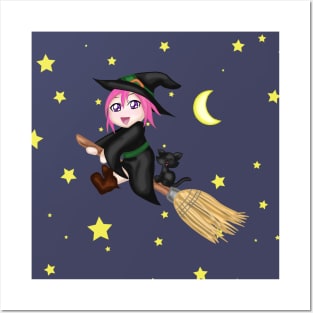 Cute Witch Posters and Art